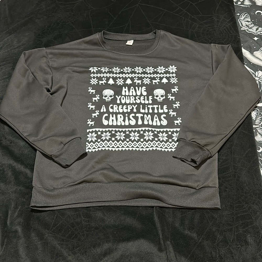 Creepy Christmas Sweater, Med